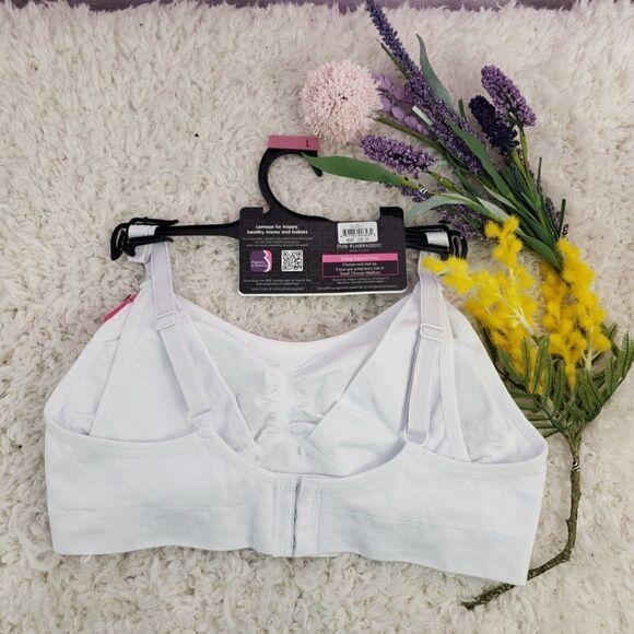 LAMAZE Seamless White Comfort Nursing Maternity - Picture 3 of 4